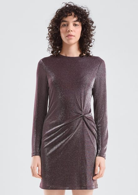 Glitter Jersey Jurk Dames QS