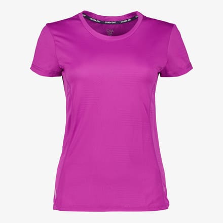 Osaga Dry dames hardloop T-shirt paars - Maat S