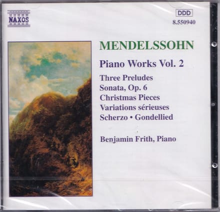 Piano Works vol. 2 - Felix Mendelssohn - Benjamin Frith
