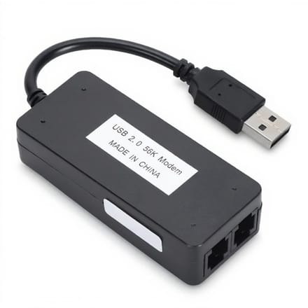 Allecto - Usb 56K Faxmodem - Extern Inbelfaxmodem - Ondersteunt