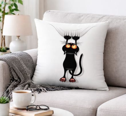 Crazy Cat Collection Kussenhoes - 45x45 cm