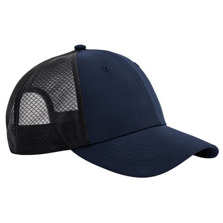 Beechfield Technische Mesh Trucker Cap (Marine / Zwart)