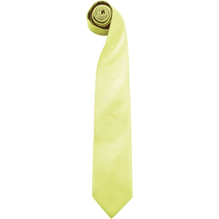 Premier Herenmode "Kleuren" Work Clip On Tie (Pakket van 2) (Kalk)