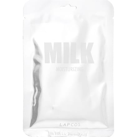 Lapcos Milk Beauty Sheet Mask, hydraterend, 1 sheet, 30 ml (1,01 fl oz) white
