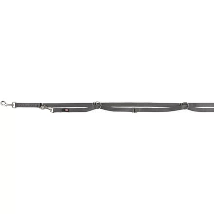 Trixie Premium verstelbare riem XS-S: 2,00 m/15 mm grafiet