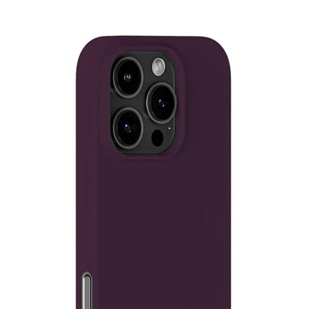 Holdit Silicone Case geschikt voor Apple iPhone 16 Pro - Deep Plum