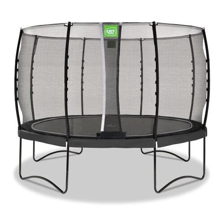 EXIT Allure Classic Trampoline ø366cm - Op Poten - Rond - Trampoline Buiten - Voor Kinderen - Zwart