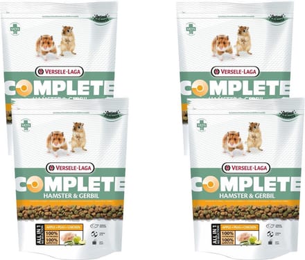 Versele-Laga Complete Hamster & Gerbil - Hamstervoer - 4 x 500 g