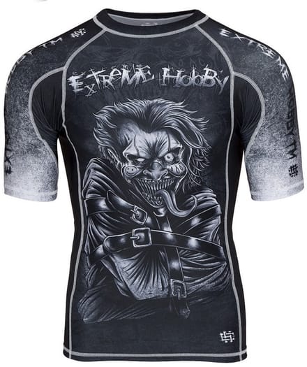 Extreme Hobby Psycho Clown - Rashguard - Korte Mouwen - Compressie - Thermo-regulerend - M