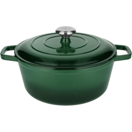 SILVERCREST Gietijzeren pan, Ø27 cm (groen)