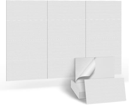 Akoestische Panelen 4 Stuks 120x60 cm – Geluidsabsorberende Wandpanelen van Polyester – Wanddecoratie voor Studio, Kantoor en Thuisbioscoop – Wit