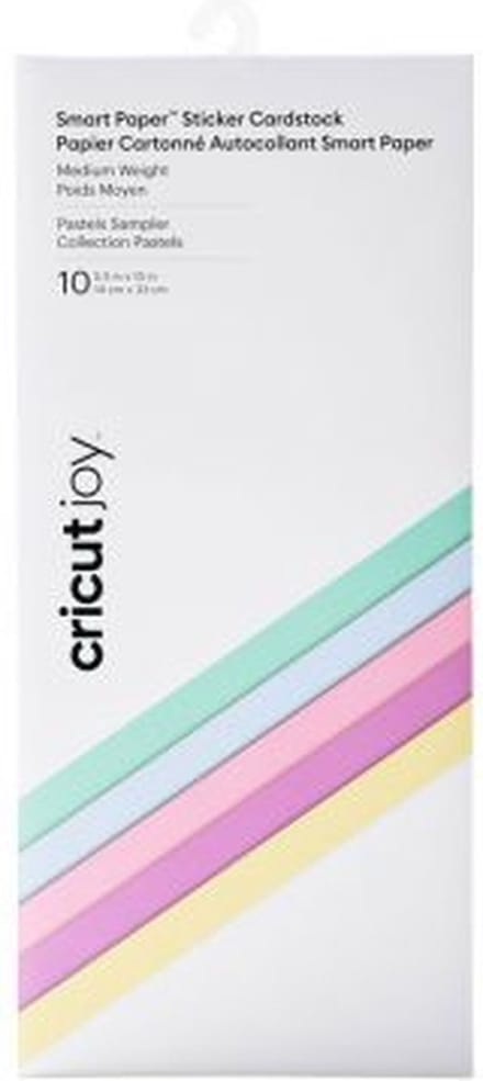 Cricut Joy Smart Sticker Cardstock Gekleurd karton Mint, Blauw, Lila