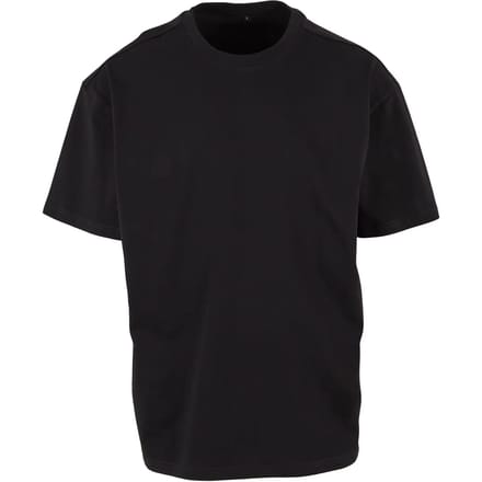 Build your Brand Cotton Loose Tee BY308 - Black - S