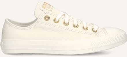 Converse Chuck Taylor All Star Ox Sneakers Dames - Leren Sneaker - Beige