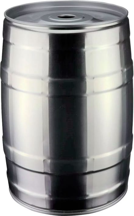 Leeg partyfust 5 liter - zonder ingebouwde tap
