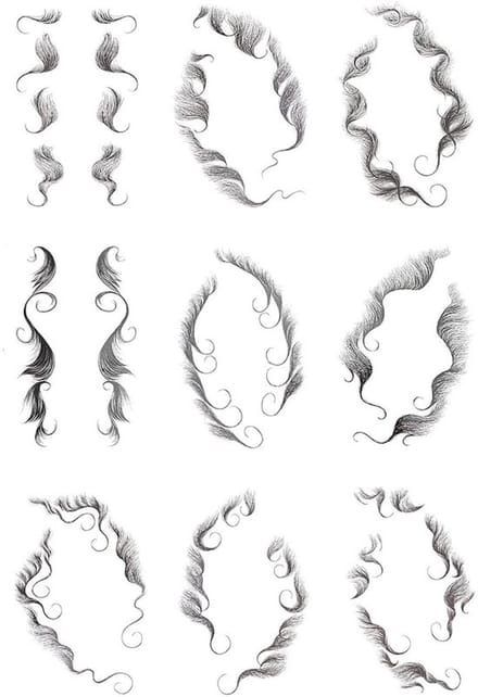 Dailygoods- Haarlijnstickers Waterdicht - Tijdelijke Make-Uptool