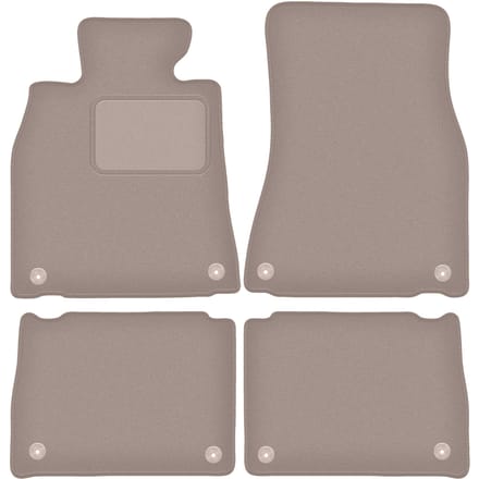 Beige velours matten voor: Lexus LS III sedan (2000-2006)