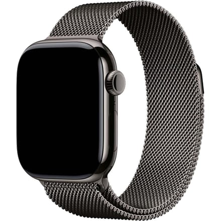 2+1 | Apple Watch Bandje Fiore - Milanese - Leisteen