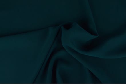 Chiffon stof - Donker petrol - 1 meter - Per meter - 150cm breed