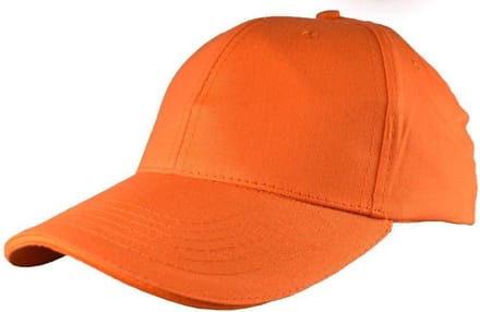 Benza - Katoenen Soft Brushed Cap - Pet - 5 Panel - Oranje