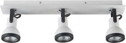 BARO - Plafondlamp - Wit/Zwart - IJzer