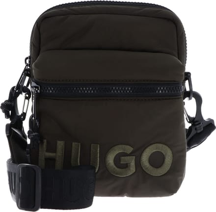 HUGO Schoudertas Rikky NS Zip Crossbody Khaki Olijfgroen