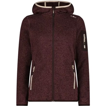 Dikke gebreide hoodie dames CMP Knit-Tech