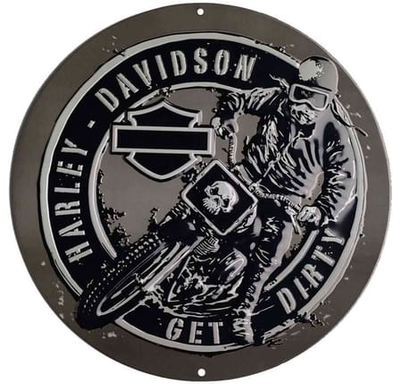 Harley-Davidson Get Dirty Metalen Bord