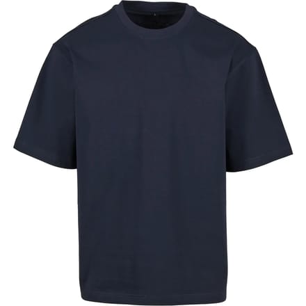 Build your Brand Loose Fit Tee BY391 - Navy - M