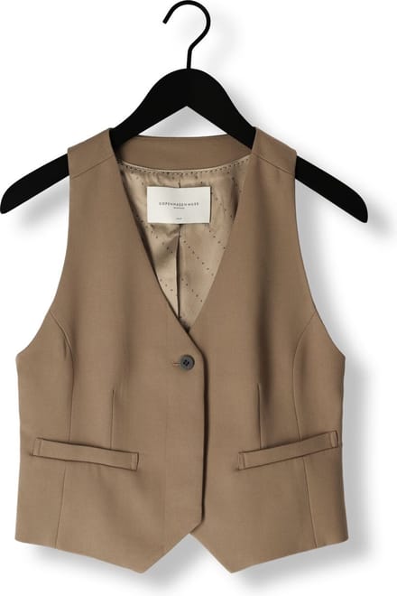 Copenhagen Muse Cmtailor-waistcoat Blazers Dames - Camel - Maat M