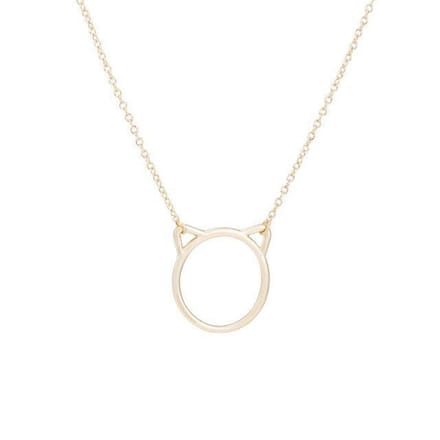 24/7 Jewelry Collection Kat Ketting - Goudkleurig
