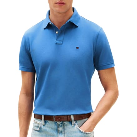Tommy Hilfiger 1985 Regular Polo Blue Orbit Maat: L | Poloshirts Outlet | Heren | Blauw