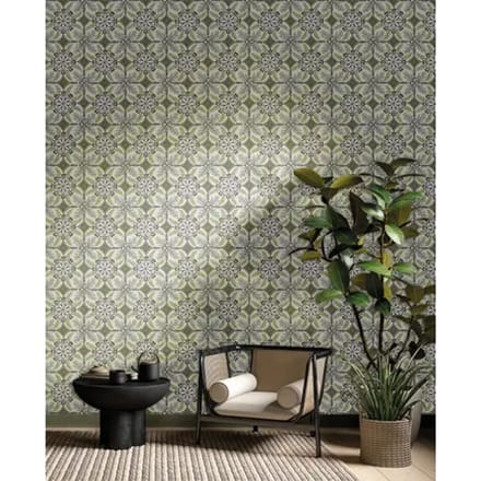 Decoprint Antibes Behang getekende bloemen motief - AN28241   5415058090104   Behang