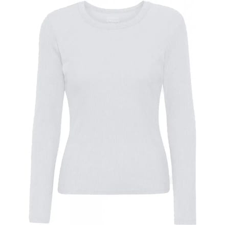 Geribd dames-T-shirt met lange mouwen Colorful Standard Organic optical white