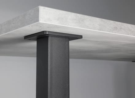 IVOL Zwarte Tafelpoot Vierkant - 70 x 70 x 720 mm
