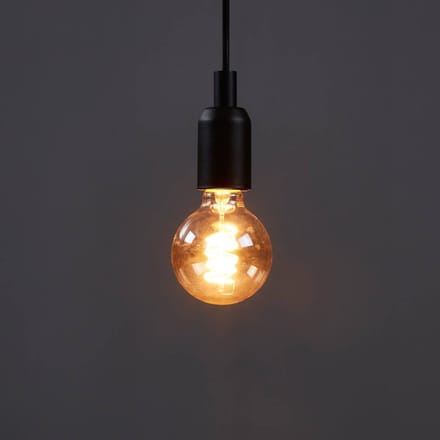EGLO LED glazen lamp E27 4W amber Ø 8 cm