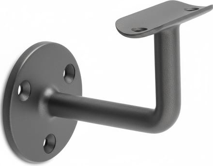 leuningdrager Trapleuninghouder Rond Ø 38–45 mm – RVS Gecoat – RAL 7016 Antraciet