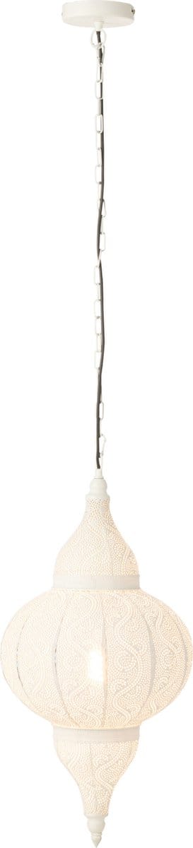 J-Line hanglamp Boor - metaal - wit - small