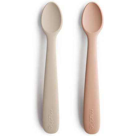 Mushie Kinderbestek Set Lepels - Blush / Shifting Sand