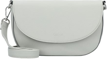 Gabor Schoudertas Linda Saddle Bag Light Grey Lichtgrijs