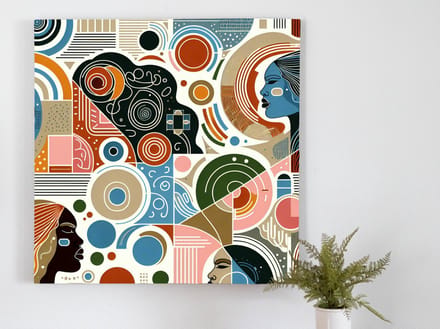 Kunstprint | Wanddecoratie | Forex | 100 × 100 cm