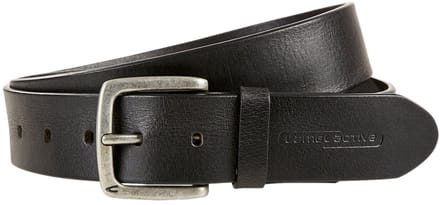 camel active Leren riem - Maat menswear-XXL - Zwart