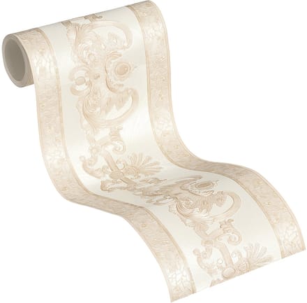 TRADITIONELE ORNAMENTEN BEHANGRAND | beige goud - A.S. Création Only Borders 11