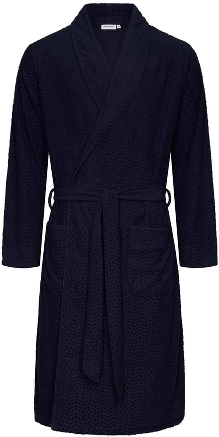 Pastunette Badjas Blue Breeze - Badstof - Blauw - Maat 3XL