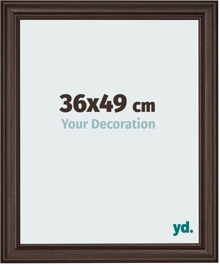 Your Decoration - Fotolijst 36x49 cm - MDF - Eiken Donker - Lazio