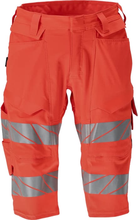 Mascot Accelerate Safe Shorts, lange 19249-510 - Hi-Vis rood - C45
