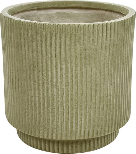 DARIA - Bloempot - Olijfgroen - 30 cm - Kleivezels