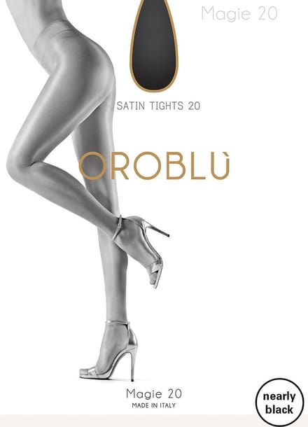 Oroblu Magie 20 Panty - Kleur Nearly Black - Maat M