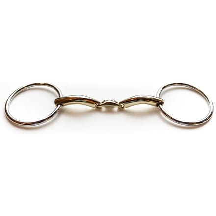 Mors dubbele brisure voor paard comfort kinnen Jump'In