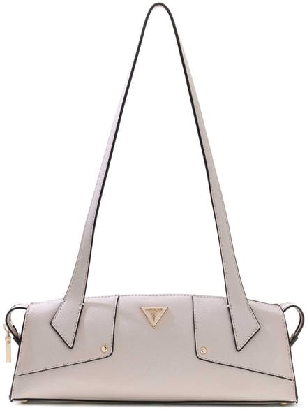 GUESS schoudertas Darcy Shoulder Satchel Bag Stone crème